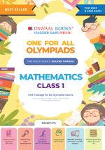 Oswaal One for All Olympiad Previous Years' Solved Papers, Class-1 Mathematics Book (For 2022-23 Exam)