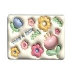 GEETA 3D Visual Bath Mat Cute Peach Design Bathroom Rugs