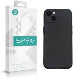 Sprig TPU Matte Black Back Cover For Apple Iphone 13