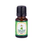 KUNJ Tea Tree Oil (Melaleuca alternifolia) 100% Pure & Natural Undiluted Therapeutic Grade, Steam distilled, For Skin, Hair, Face, Acne Care & Dandruff. -10ml