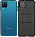 CarryWrap Back Cover for Samsung Galaxy A12 (Black, Dual Protection, Pack of: 1)