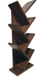 VADIX Wooden Bookcase for Home, Office and Library, Engineering Wood Space Saving Bookrack, Freestanding Books Holder, Stylish and Modern Look Book Organizer (DIY)