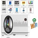 Balliatic LCD HD Projector, 3D Portable Projector with Inbuilt WiFi & Speaker, for Education, Business Projects and Home Solutions
