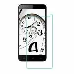 Vizio Celkon Q450 Transparent Tempered Glass Anti-Glare and Scratch Resistant Screen Protector with Dry and Wet Wipe 8 x 15 cm