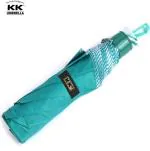 KK 3 Fold Jumbo Size for Men and Women Umbrella (Green)