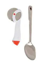 FIRST FRONT Stainless Steel Apex Pizza Cutter With Stainless Steel Paan Spoons and (Multicolour, Pack of 2)
