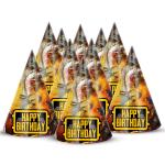 Zyozique Pubg Theme Birthday Party Hats, Happy Birthday Cone Party Hats For Kids Birthday Party - Pubg Theme Birthday Party Supplies And Decorations M