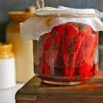 Hit Bite Bharwa lal mirch ka achar 1000 gm Homemade Organic Rajasthani Red Stuffed Chilli Pickle with Cold Pressed Sesame Oil Naturally Rich in Vitamin E, Omega 3, 6, 9 & Antioxidants - 1 Kg