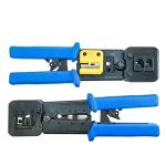 AdzMozi New Passthrough RJ45 CrimPing Tool, Crimp and Cut at Same Time, Network Cable Cutting StripPing Crimper Tool