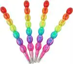 Neel Plastic Multicolor Stacking Pencil For Kids