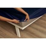 SAVOY CONCEPTS Terry Ultra Soft Waterproof Cotton Mattress Protector, Blue (75 x 36 inch)