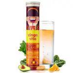 Zingavita Multivitamin For Kids Healthy Growth immunity Booster Sugar Free Veg 20 Effervescent Tablets