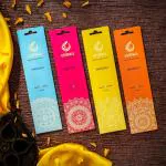 Vishwa Wellness-Mandala Incense Stick Bundle ( Sky Blue + Flower + Pink + Orange ) Combo Set - 4