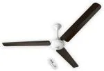 Superfan Super V1 3 Blades 1400 mm High Speed Energy Efficient 5 Star Rated BLDC Ceiling Fans, Brown