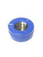 Dynore Stainless Steel Navy Blue Color Lid Ash Tray