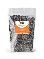 Nature's Bliss Raw Chia Seed for Eating with Omega 3 and Fiber for Weight Loss -900Gram