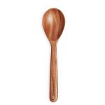 The Indus Valley Wooden Oval Stir Spatula/Ladle for Cooking/Serving | Kitchen Tools | No Harmful Polish | Naturally Non-Stick | Handmade | Food Safe - ( 29cms, Neem Wood Spoon, Brown)