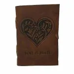 pranjals house Brown Leather Handcrafted Diary 100 Pages