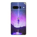 GADGETSWRAP Printed Vinyl Skin Sticker for Google Pixel 7 Pro - Man Soul Abstract