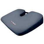 Accusure Black Pu Foam Coccyx Cushion With Removable Cover