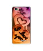 Casotec I Love you DesignPrinted Silicon Soft TPU Back Case Cover for Lava V2s