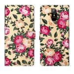 HANIRY FLIP COVER FOR Mobistar X1 Selfie flip cover | X1 Selfie flip cover | Cream Rose