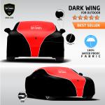 TPH Dark Wingfor Skoda Octavia VRS all weather light weight Black-Red outdoor Car Cover with Suitable Piping