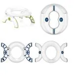 KARTUNBOX 2 in 1 Foldable Travel Potty Chair | Trainer Seat for Toilet Potty | Portable Travel Car Baby Potties Training Toilet Seat | Indoor & Outdoor Potty Seat | Toilet Trainer Chair Potty Seat | Potty Chair Seat for Unisex Kids | Multicolor