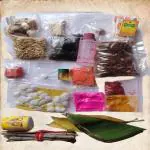 AYODvati premium Satyanarayan pooja kit/Purnima vrat katha samagri kit/Vishnu pooja kit (21 item)
