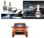 Feelitson White Car C6 H4 Compact Design 36W/3800Lm Led Headlight For Maruti Suzuki Alto K10 Old (Pack Of 2)