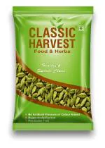 Classic Harvest Premium Green Cardamom / Chhoti Elaichi 8mm Size 250g ( Pack of 5 , 50g Each )