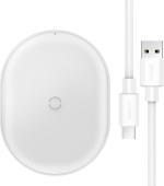 Baseus White Cobble Wireless Charger 15W Wireless Charging Pad