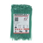 Novoflex CPSS 200 ES D (G) ,Cab Lok Nylon Cable Ties 200 x 2.5 mm Colour: Green ,Pack of 500, 8 Inch, Tensile Strength 8 KGF / 18 LBS