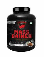 Red Horn Mass Gainer |25g High Protein, High Calories for Lean Muscle Mass |3kg, (Coconut)