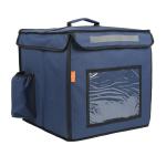 Delivery Champ Polyester Navy Maxim Insulated Water Stain Repellent Food Pizza Courier Delivery Bag, 67 Ltrs