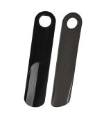 Sheppits Premium ABS Plastic Shoe Horn (Black & Grey) Combo | Shoe Care Kit