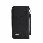 Styleys Travel Passport Holder for Men/Women with Removable Wrist Strap (Black) S11028