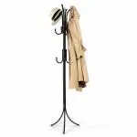 Afflatus Coat Rack Stand Coat Hanger Stand Coat Stand for Office Home Clothes Stand Cloth Stand Cloth Hanging Stand 12 Hooks Hat Rack for Hanging Bags Scarves Handbag Umbrella Jacket for Bedroom Hall