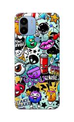 Tweakymod Printed Octupus Doodles Back Cover for POCO C51