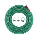 Cinagro 30 Meter 0.5 inch Heavy Duty 3 Layered Braided PVC Garden Hose Pipe with Tap Adapter & 3 Clamps, Water Pipe for Garden, Car Washing, Garden Pipe for Home, Water Hose Pipe (98.4 feet, Green)
