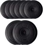Star X Black Pvc Sand Filled Weight Plates (5 Kg 6 Plates, 10 Kg 2 - 50 Kg)