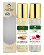 Menjewell Musky Chandan Sandalwood & Lovely Rose | Eau De Perfume Combo (120 ml x 2)