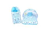 Toddylon New Born Baby Bedding Set Mosquito Net Bed & Sleeping Bag Combo for 0-6 Months Baby Boy's & Baby Girl's