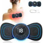 HARITACK Portable Whole Body Massager | Full Body Mini Butterfly TENS Massager With 8 Modes, Electric Rechargeable Mini Massager For Neck, Back Waist Arms, Legs | Mini Back Massager