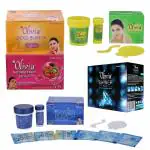 Olivia Beauty Salon Pack of 5 Bleach for Women-Herb ,Gold ,Oxygen, Natural Fruit,Shiner Bleach -30g