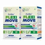 Fytika Flexi Move Tablets | Support Your Bone, Joint, and Cartilage Health | For Men & Women (Pack of 2) - 120 Tablets