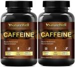 Naturewell Potent Caffeine - 200Mg Pro, 60 Capsules Each (Pack Of 2)