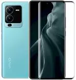 ARBAEEN Vivo V25 Pro 5G UV Black Edge to Edge Anti Reflection Tempered Glass, 6.44 inch