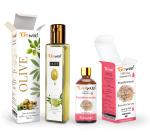 GO WOO Pack of 2 Frankincense Serrata Essential Oil and Olive Carrier Oil-100%Pure For Skin 110ML