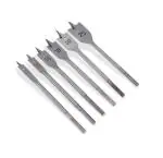 INDITRUST Good Quality Flat Wood Drill bit set 10mm 12mm 16mm 18mm 20mm 25mm (pack of 6 )